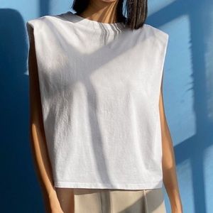 Aritzia Babaton Shoulder Pad Tee